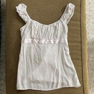 Hollister Light Pink Floral Blouse